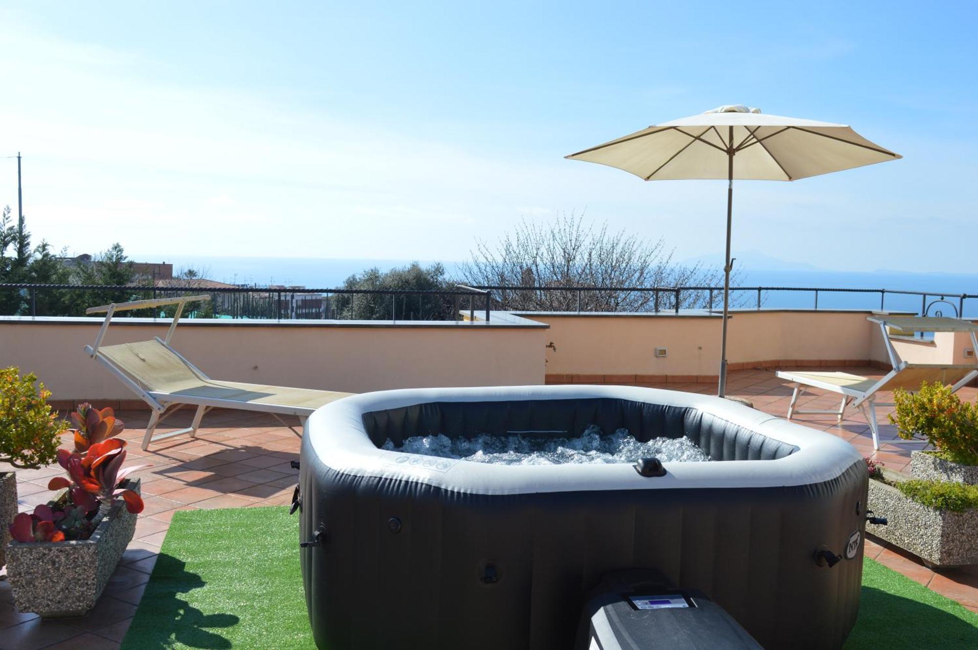 Mary'S Dream - Villa Overlooking Capri And Ischia In Sorrento Peninsula Massa Lubrense Exterior photo